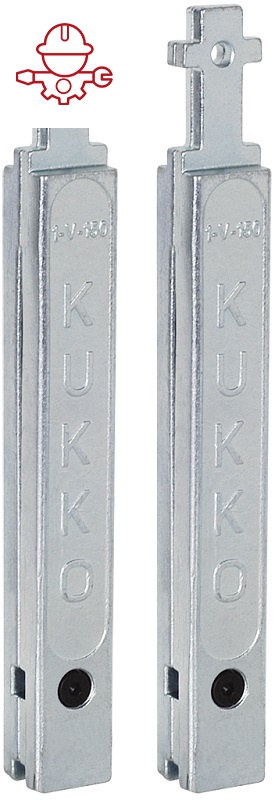 картинка 2 удлинителя захватов (комплект) Kukko 1-V-150-P от магазина "Элит-инструмент"