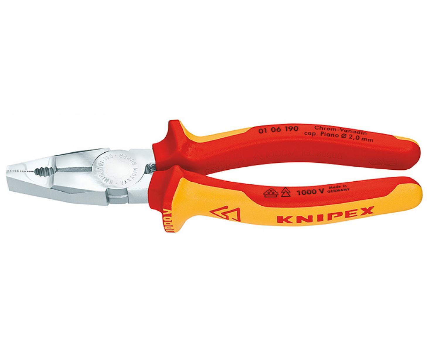 Плоскогубцы комбинированные VDE Knipex KN-0106160