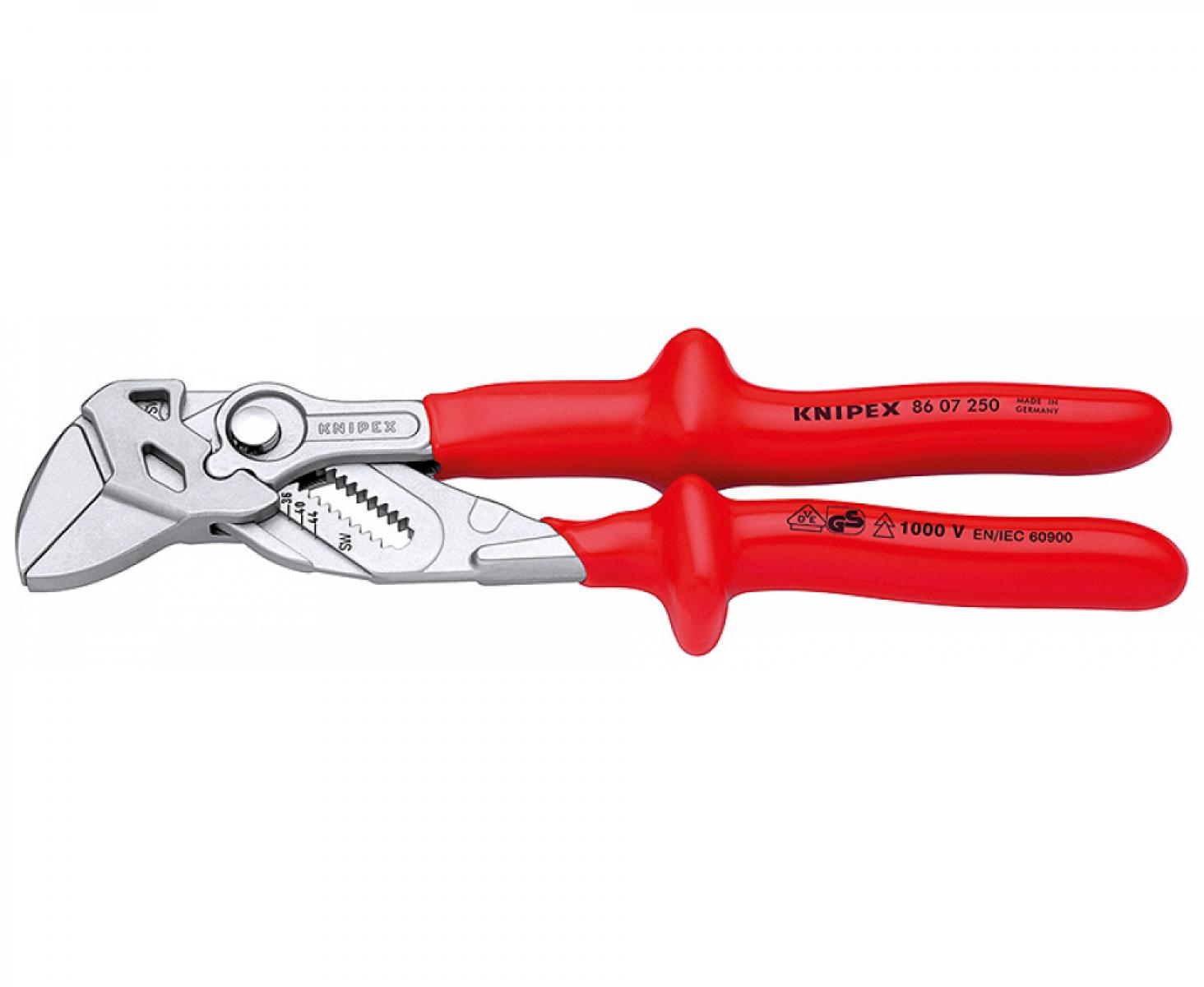 картинка Клещи переставные-гаечный ключ VDE Knipex KN-8607250 от магазина "Элит-инструмент"