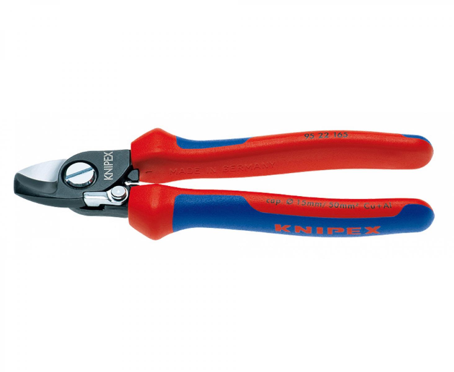 Ножницы для резки кабелей с раскрывающей пружиной Knipex KN-9522165