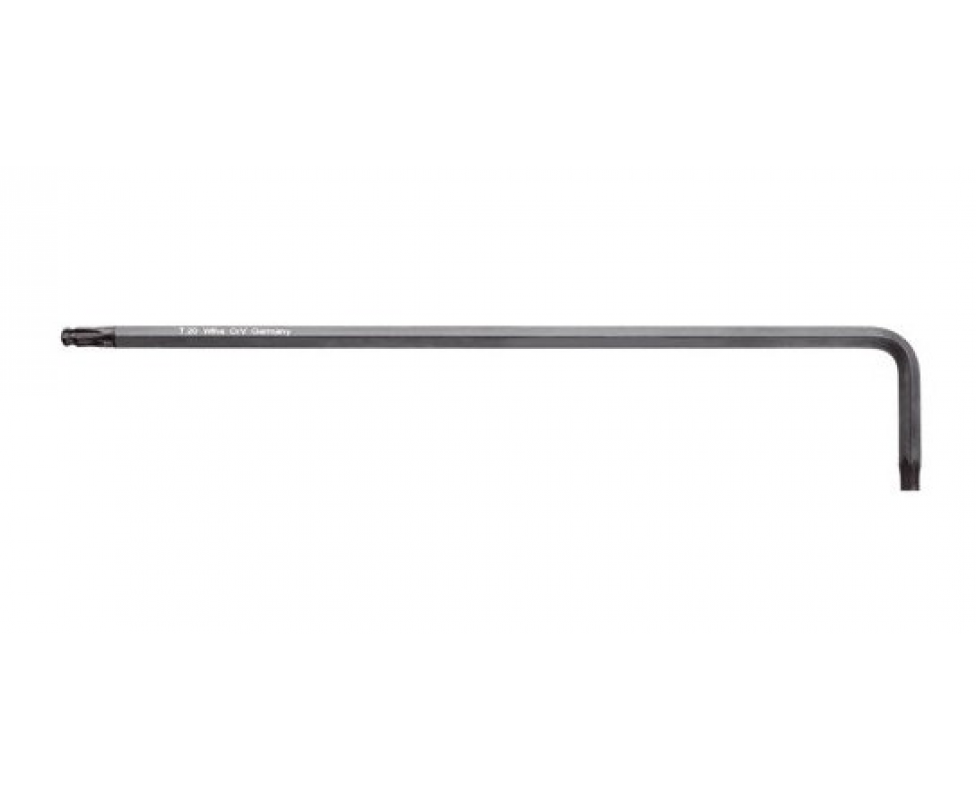 картинка Штифтовый ключ Wiha TORX 366BE 32391 T27 х 176 длинный вороненый с удлиненным профилем от магазина "Элит-инструмент"