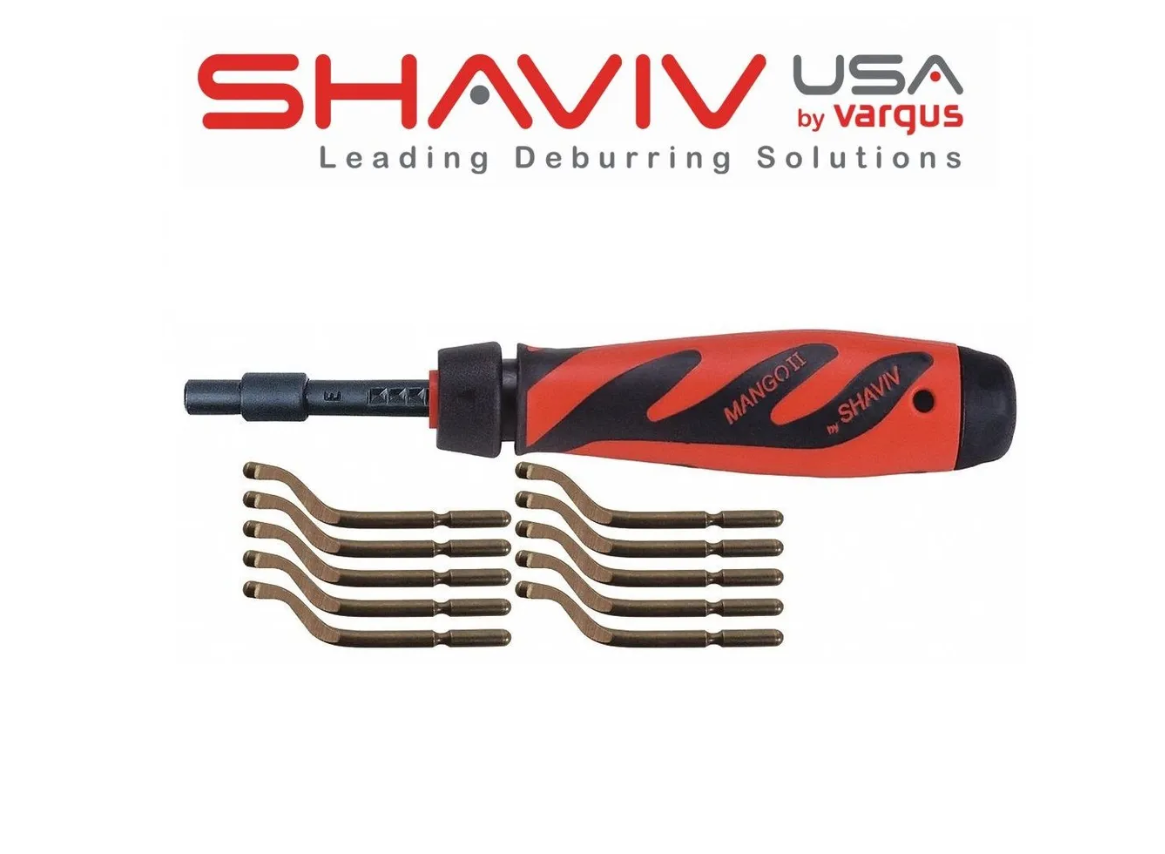картинка Комплект для удаления заусенцев SHAVIV Long Reach Set Mango II E 10 E100 155-00181 10 лезвий B10 в комплекте от магазина "Элит-инструмент"