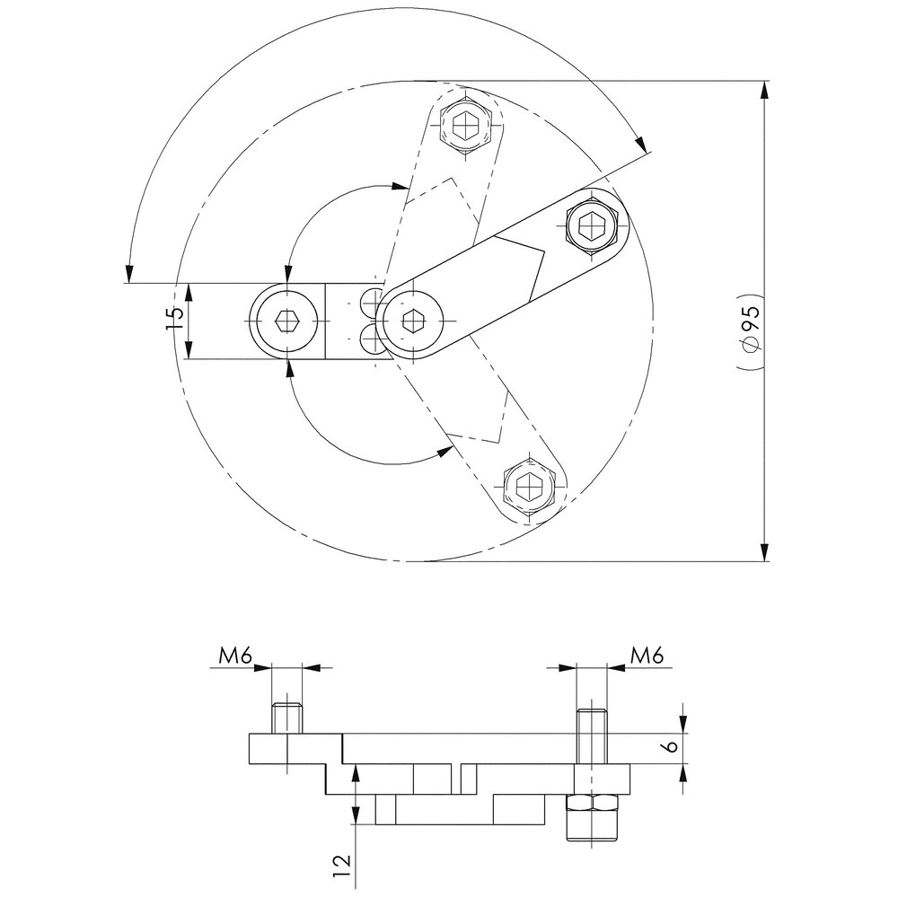 картинка Упор, гибкий АМF 429175 от магазина "Элит-инструмент"