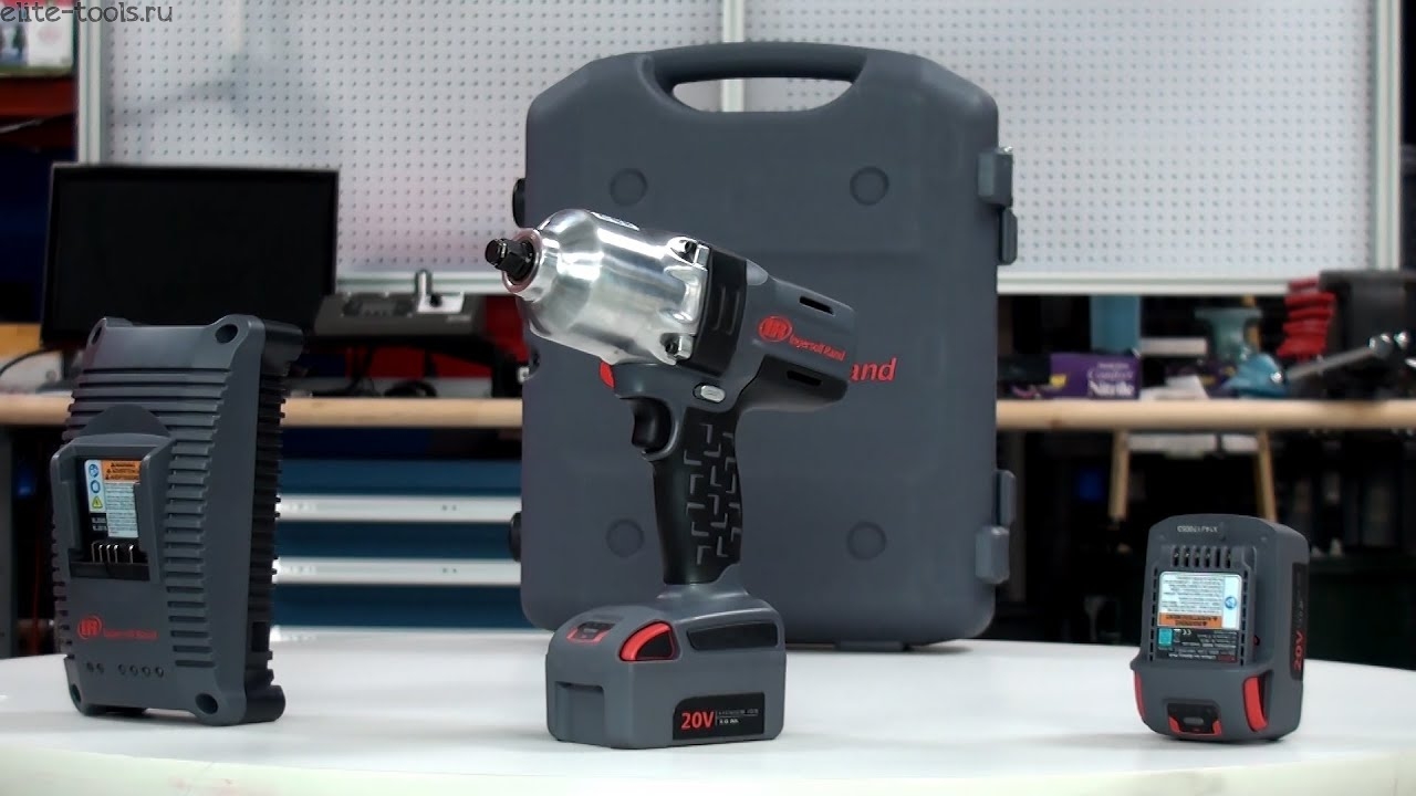 картинка Ingersoll Rand W7150EU-K22 - 1/2 "20V Аккумуляторный ударный гайковерт  от магазина "Элит-инструмент"