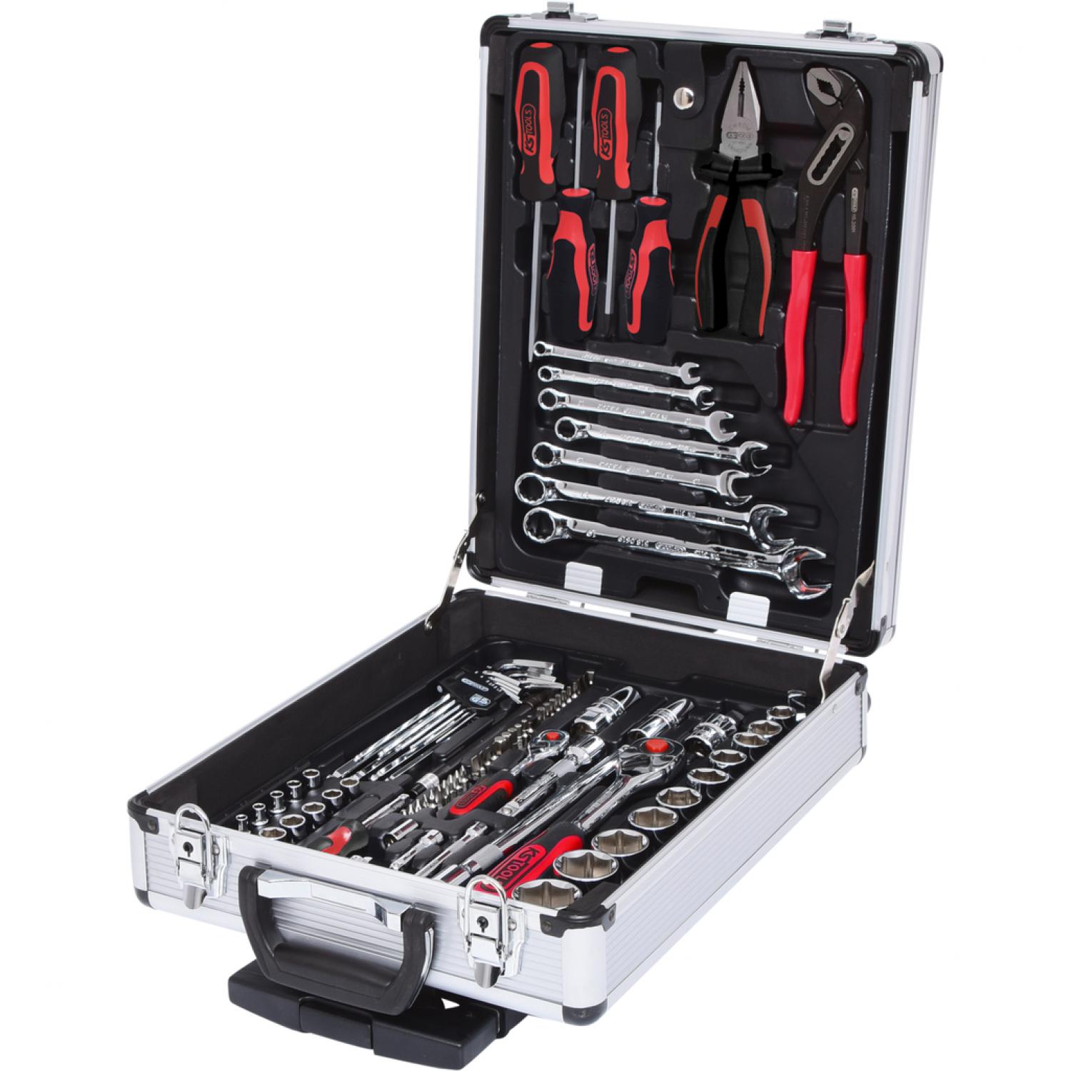 Комплект инструментов CHROMEplus 1/4"+1/2" , 90 шт KSTools 918.0690