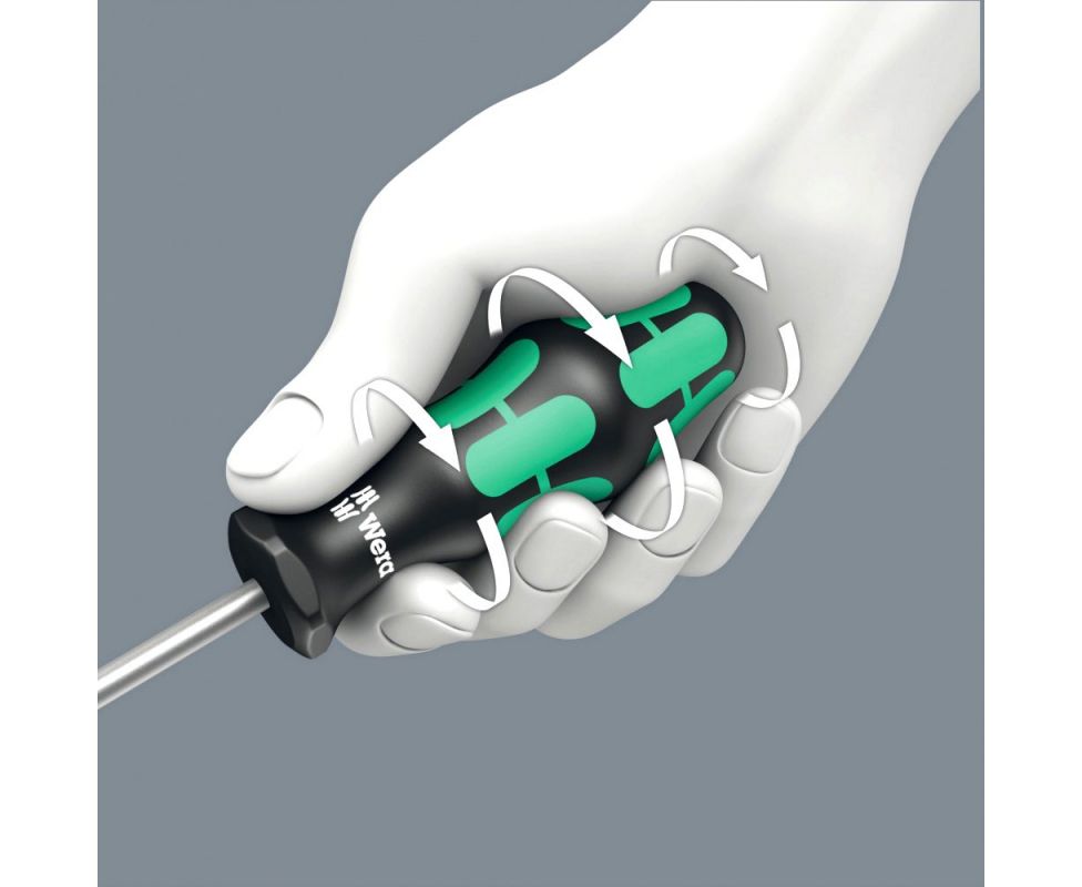 картинка Отвертка Phillips Wera Kraftform 350 PH WE-100052 PH 2 х 100 крестовая от магазина "Элит-инструмент"