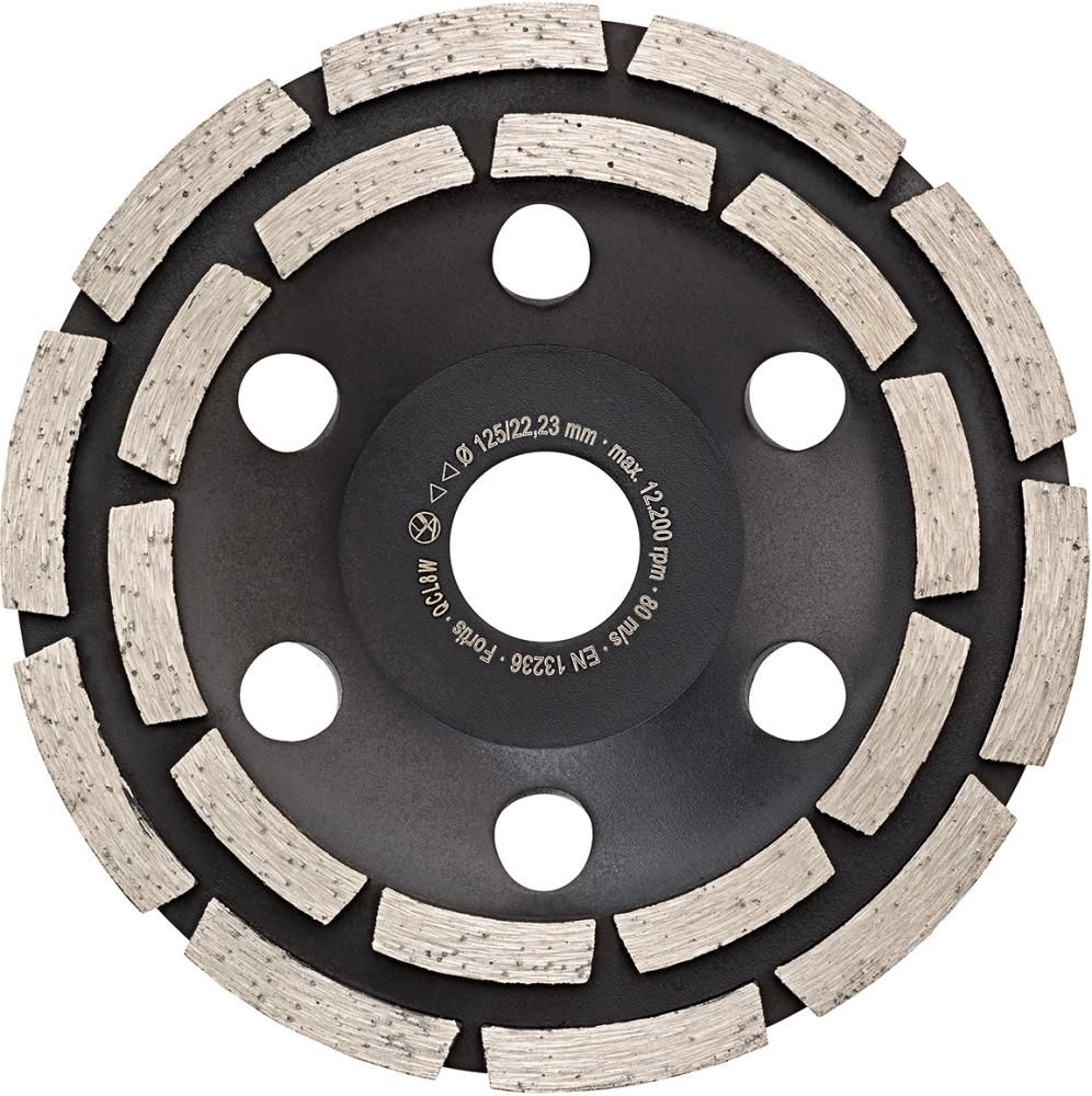 Алмазный шлифовальный диск Power Duo, FORTIS 4317784704830 (внешний ø - 125 мм / диаметр отверстия - 22,23 мм / дизайн - Dry grinding)
