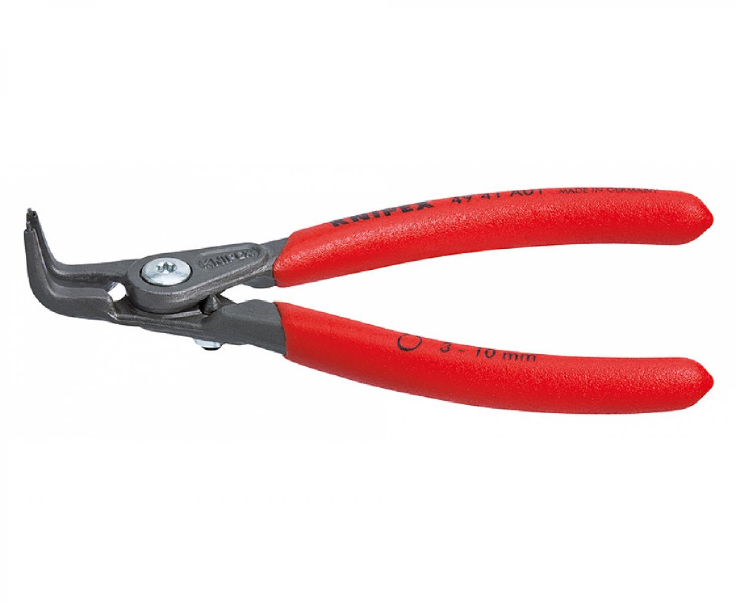 Прецизионные щипцы для внешних стопорных колец на валах Knipex KN-4941A01