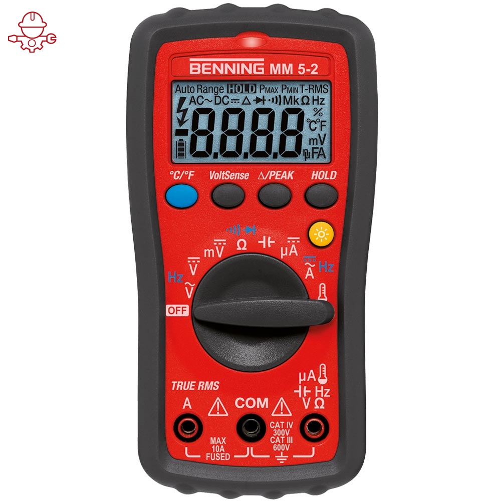 картинка 044071 Цифровой Мультиметр BENNING MM 5-2 / 5587 0155 Fplus от магазина "Элит-инструмент"