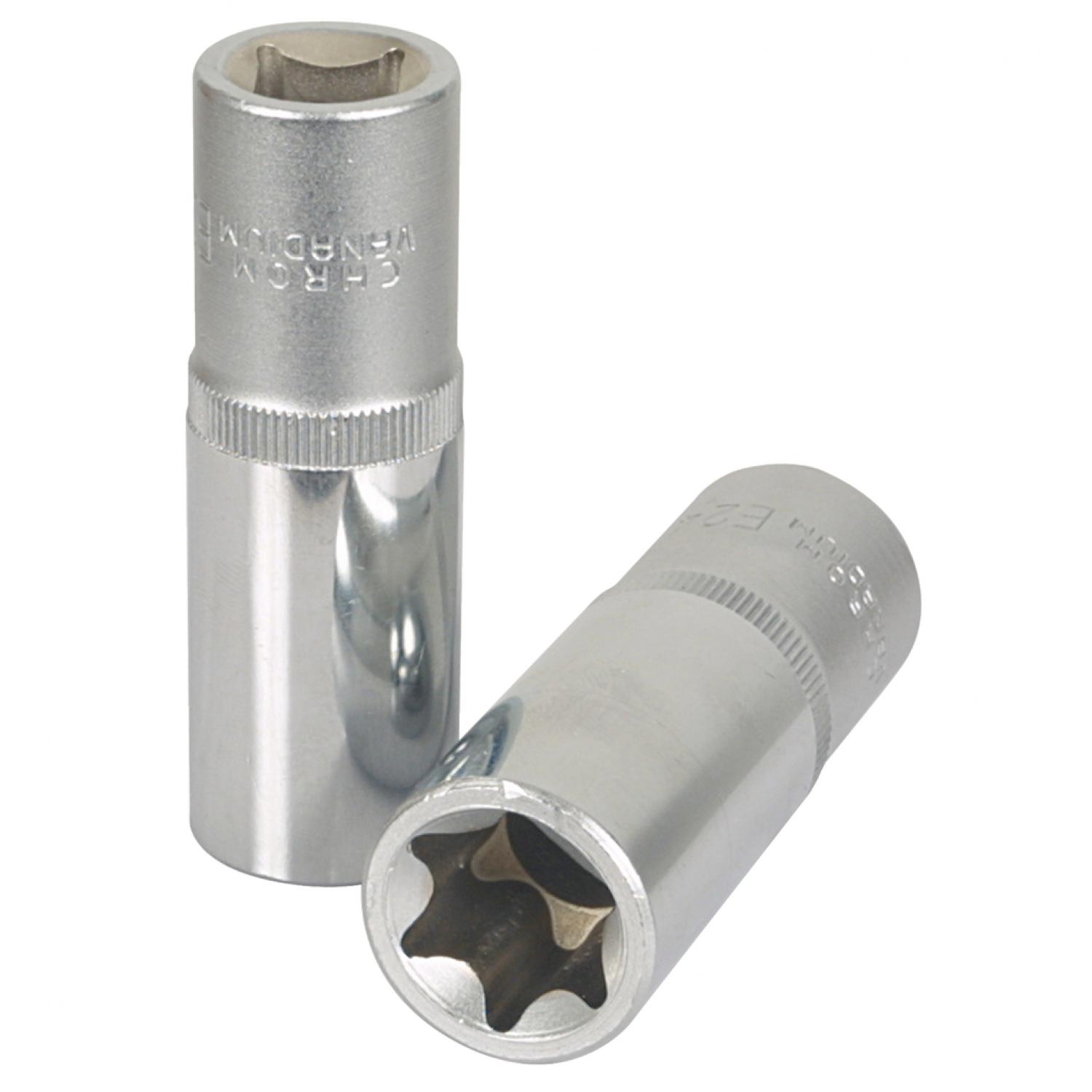 Торцовая головка с внешним профилем Torx ТХ-Е 1/2'', 78 мм, E12