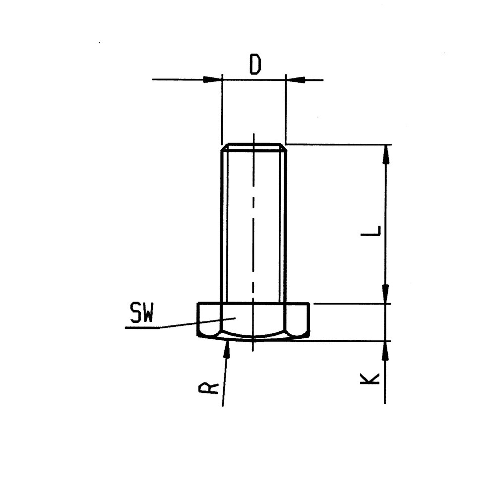 картинка Установочный винт шарообразной формы АМF 64063 от магазина "Элит-инструмент"