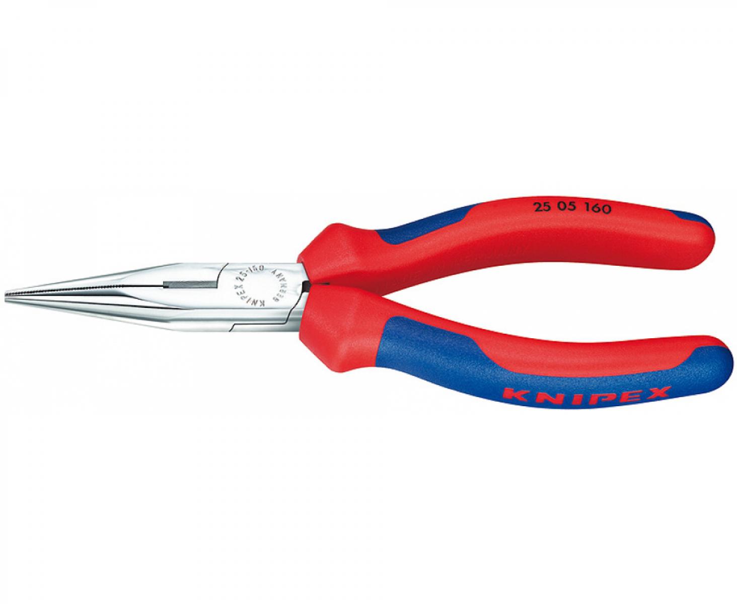 картинка Плоские круглогубцы с режущими кромками Knipex KN-2505140 от магазина "Элит-инструмент"