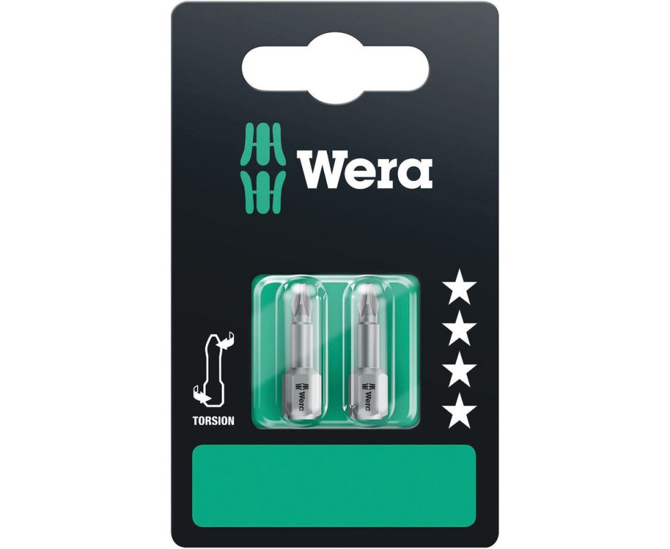 картинка 851/1 TZ SB Крестовая насадка (2 шт.) PH 3 х 25 Wera WE-073325 от магазина "Элит-инструмент"