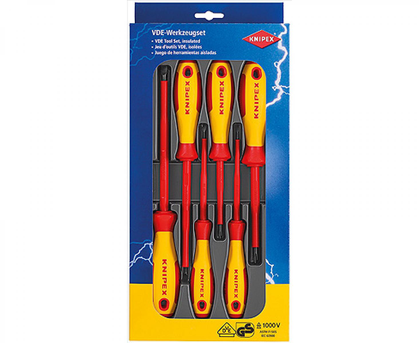 Пакет "Отвертки" VDE Knipex KN-002012V01