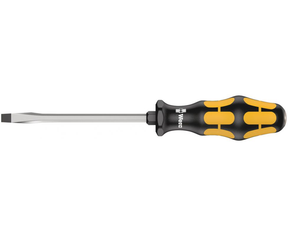 картинка Отвертка Wera Kraftform 932 A WE-018268 1.6 x 9.0 x 150 шестигранная шлицевая от магазина "Элит-инструмент"