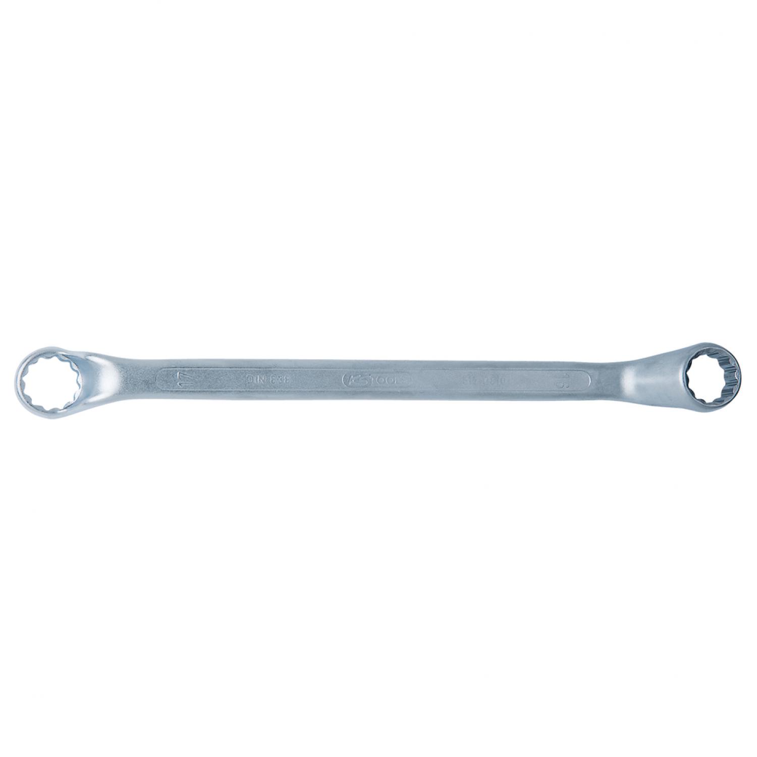 картинка Двусторонний накидной ключ, изогнутый, 27х32 мм подвеска от магазина "Элит-инструмент"