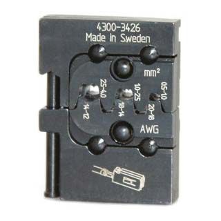 картинка PM-4300-3426/AAA Матрица для опрессовки коннекторов типа Timer 0.5-1.0/1.0-2.5/2.5-4.0 мм² от магазина "Элит-инструмент"