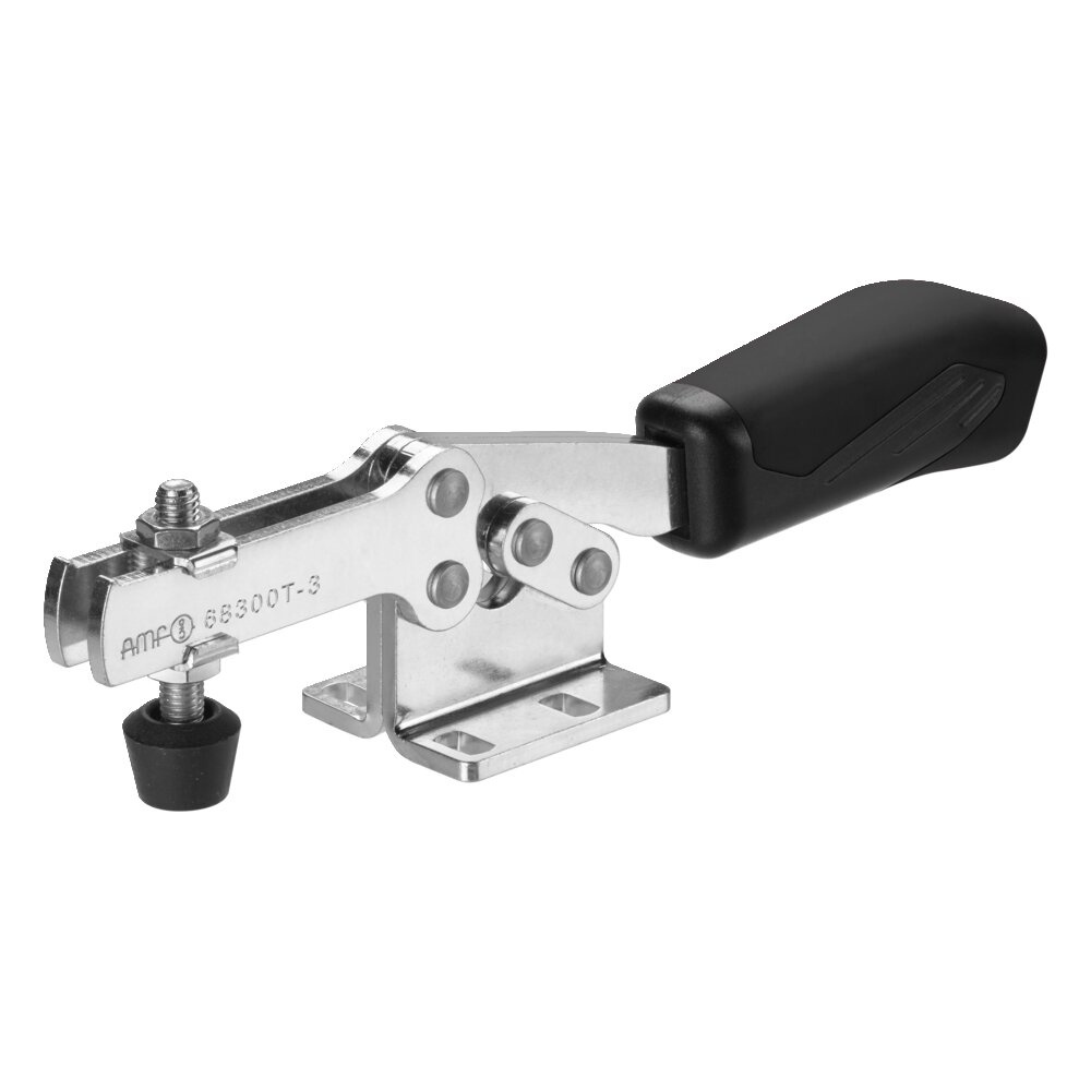Горизонтальный шарнирный зажим plus с черной ручкой АМF 558000