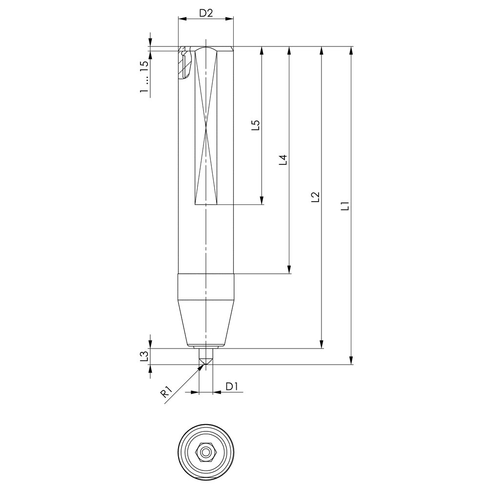 картинка Маленький маркер AMF АМF 550225 от магазина "Элит-инструмент"