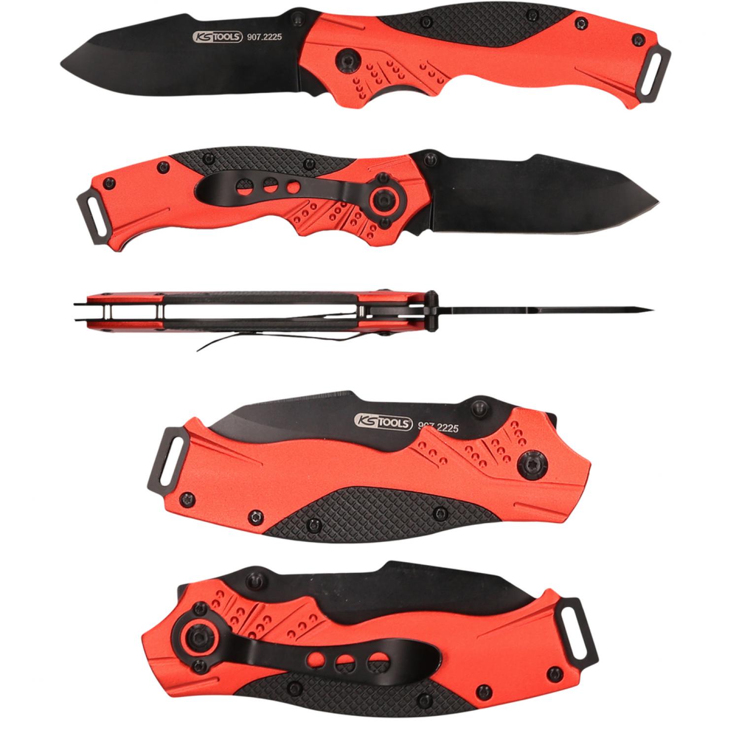 картинка Складной нож с фиксатором, 34 mm от магазина "Элит-инструмент"