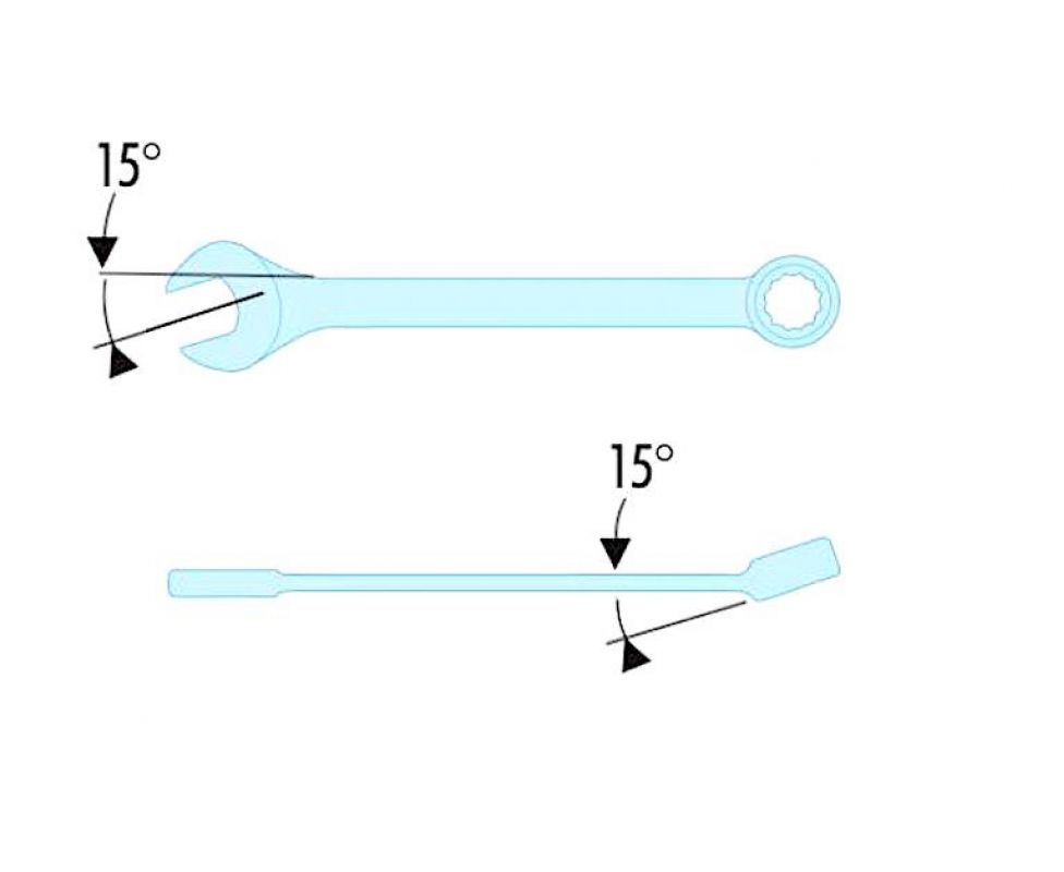 картинка Ключ гаечный комбинированный длинный 21 мм Facom 40.21LA от магазина "Элит-инструмент"