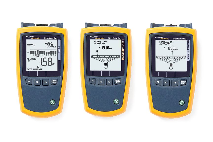 Набор для тестирования Fluke Networks MultiFiber Pro Power Meter, 850/1310 Source Kit 4417126