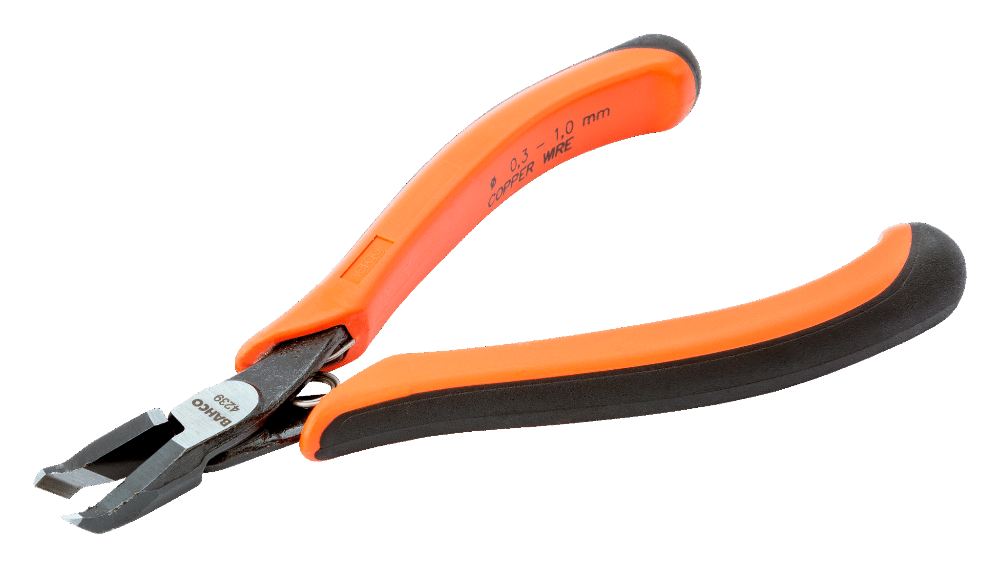Концевые кусачки косые с рукояткой ERGO™ BAHCO 4239