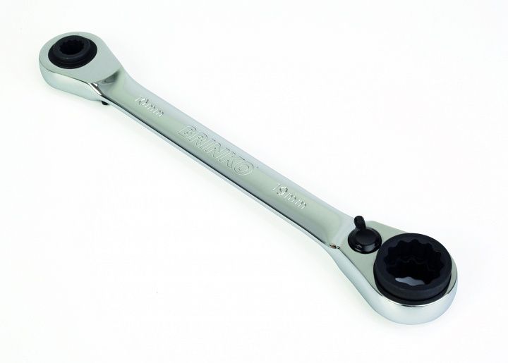 картинка Ключ накидной с трещоткой, 10х13 и 17х19 от магазина "Элит-инструмент"