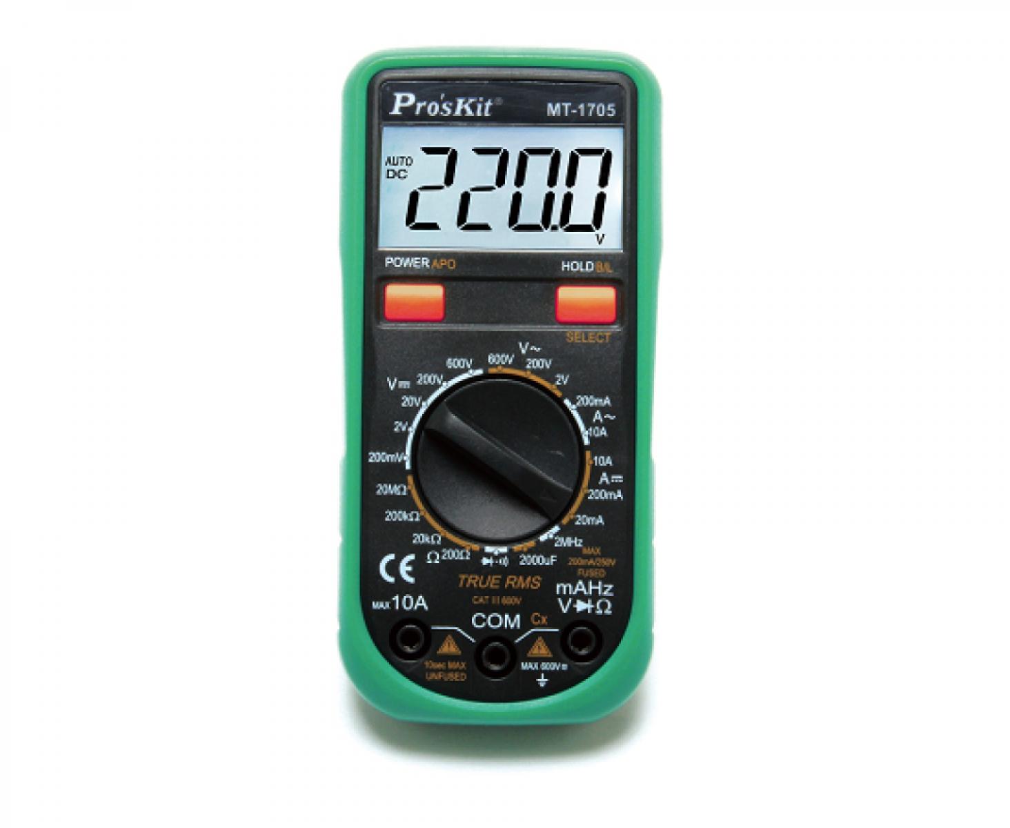 Мультиметр цифровой компактный ProsKit MT-1705