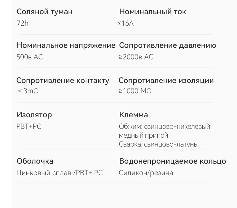 картинка JRready JRSSW-CP20 2-контактный обжимной гнездовой разъём (однопортный), Промышленный водонепроницаемый разъём от магазина "Элит-инструмент"