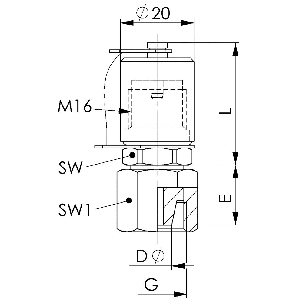 картинка Измерительная муфта АМF 321984 от магазина "Элит-инструмент"