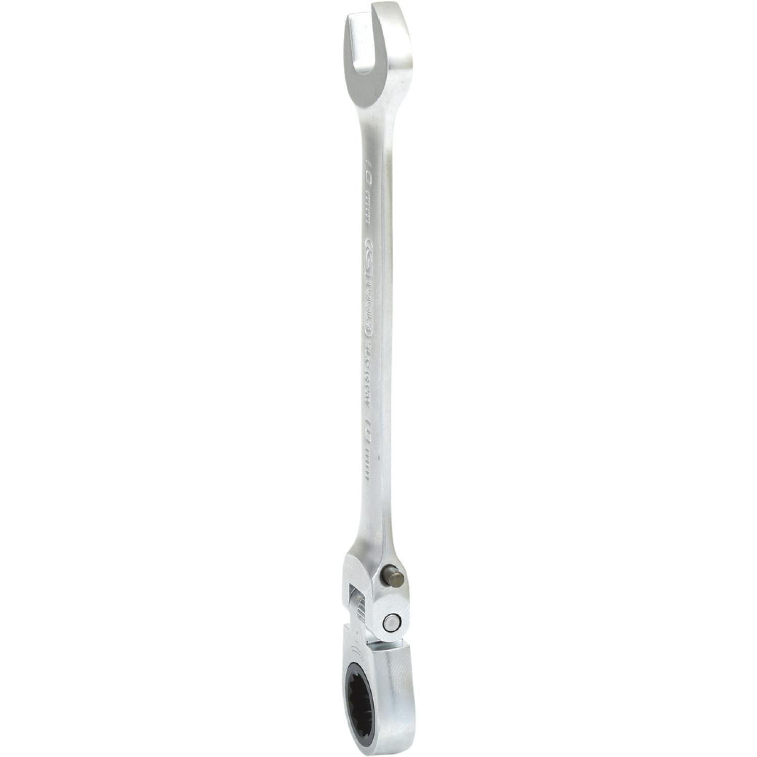 картинка Шарнирный комбинированный ключ с трещоткой GEARplus, регулируемый, 10 мм подвеска от магазина "Элит-инструмент"