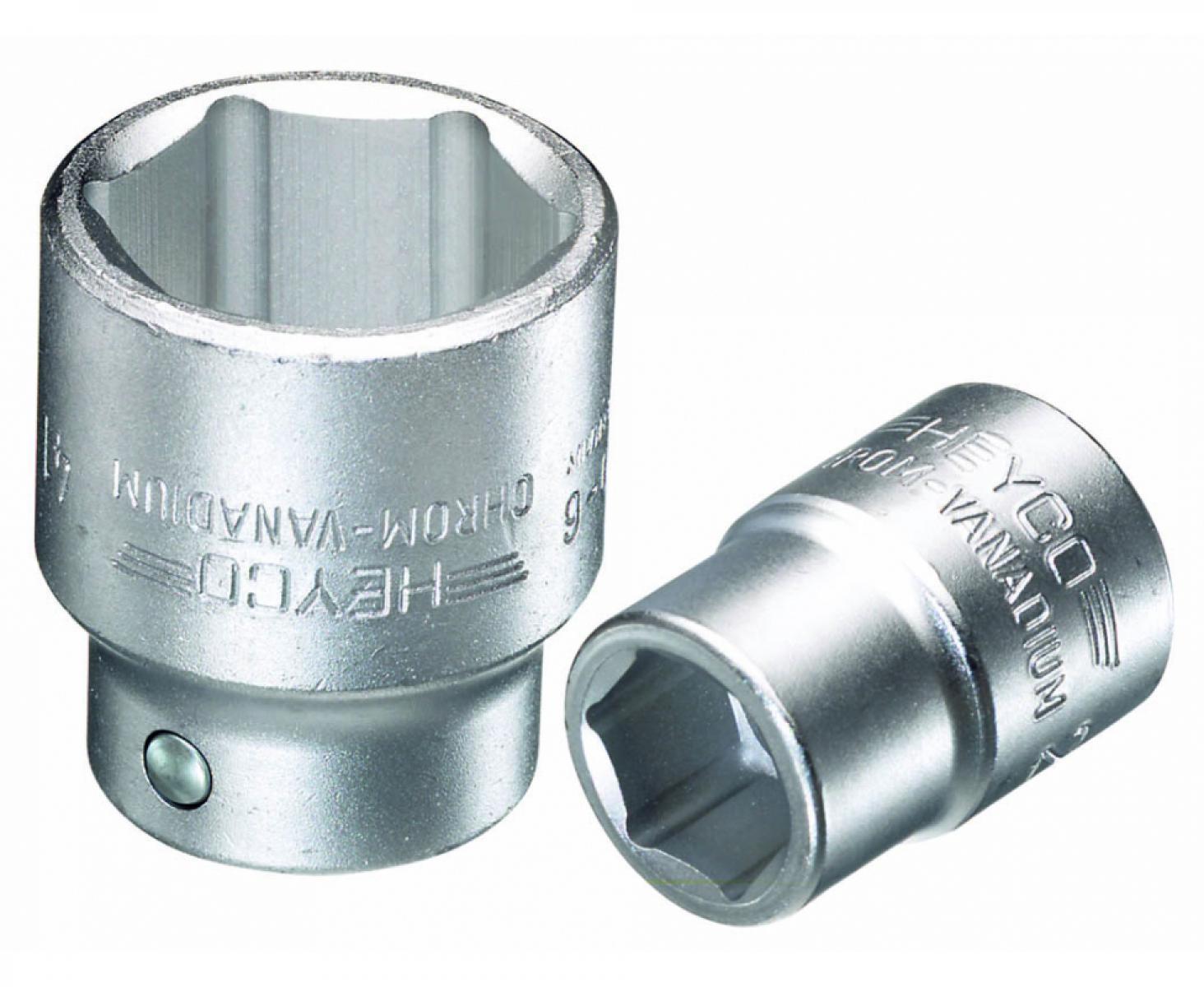 картинка Торцовая головка 100-6 со штифтовым фиксатором 24 мм Heyco HE-00100602480 от магазина "Элит-инструмент"