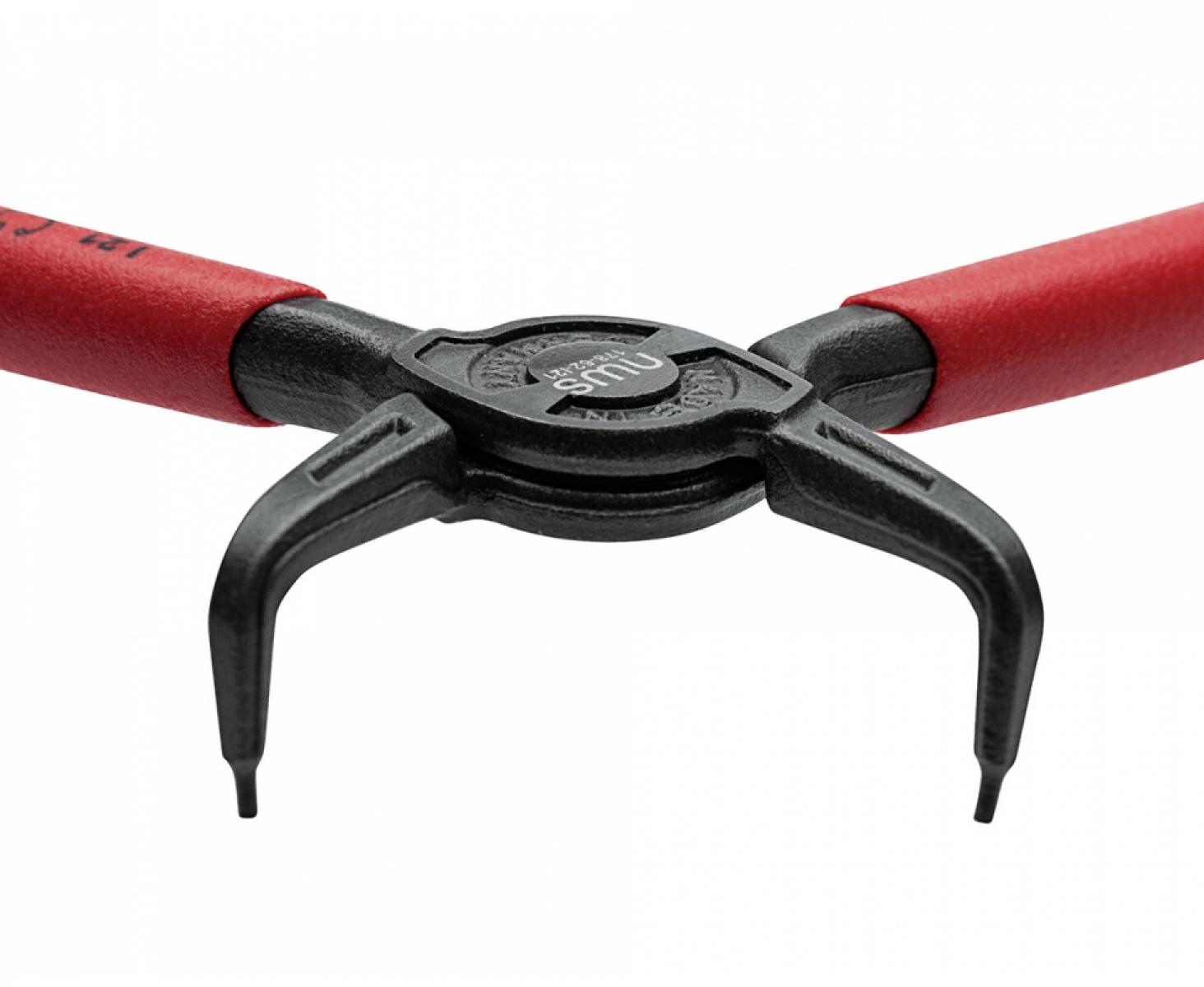 картинка Съемник для внутренних стопорных колец 40-100 мм NWS 178-62-I31 с изогнутыми на 90° губками от магазина "Элит-инструмент"