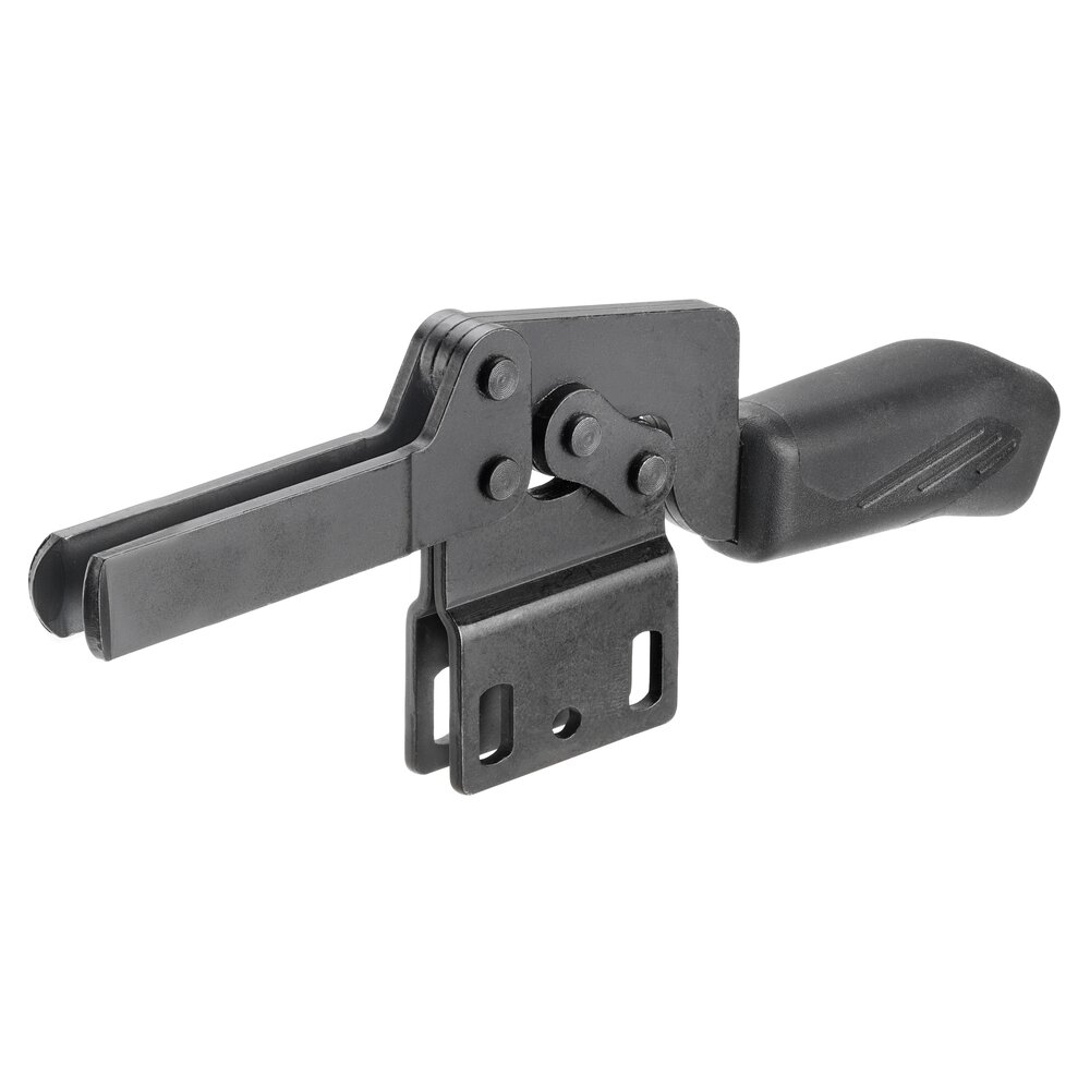 Горизонтальный шарнирный зажим, черный АМF 90670