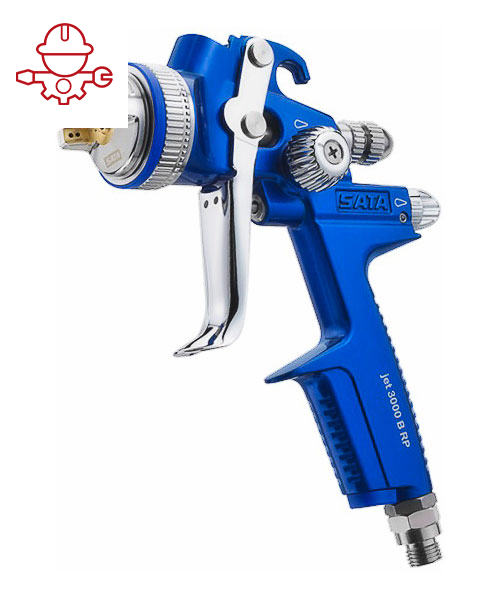 картинка Пистолет окрасочный SATAjet 3000 B RP blue (1.3) с шарниром Sata 190520 от магазина "Элит-инструмент"