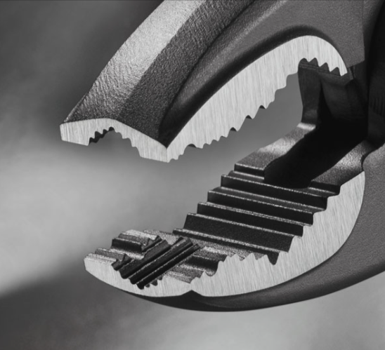 картинка Клещи захватные для скользящих шарниров Twin Grip 8 "- MultiGrip Knipex KN-8202200 от магазина "Элит-инструмент"