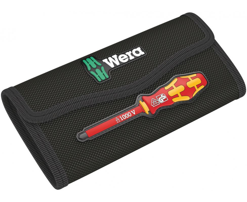 картинка Складная сумка для 18 отверток Wera Kraftform Kompakt VDE WE-671388 от магазина "Элит-инструмент"