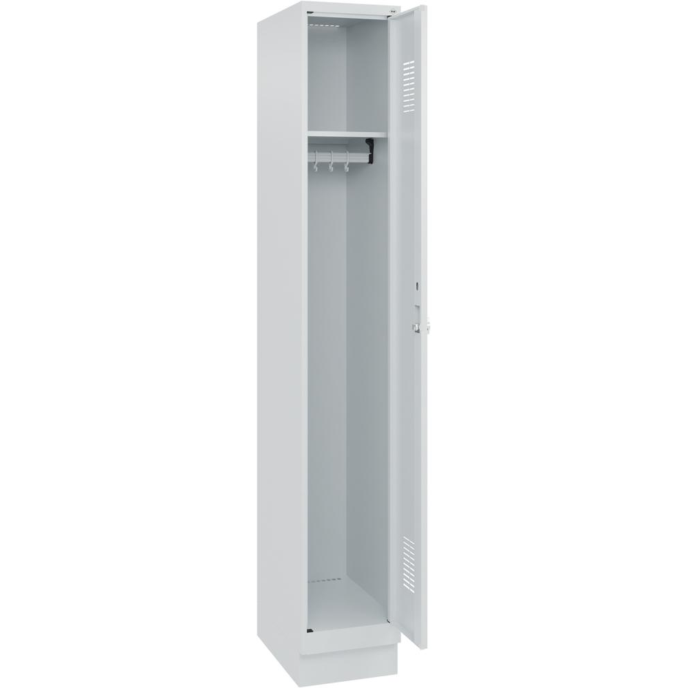 Шкаф FORMAT Ш300хГ500хВ1950 мм RAL 7035/7035, 1 отделение и основание (самостоятельная сборка) 3037 2824 Fplus