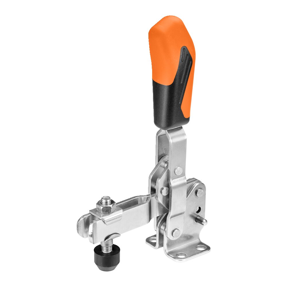 Вертикальный шарнирный зажим с оранжевой ручкой АМF 557436