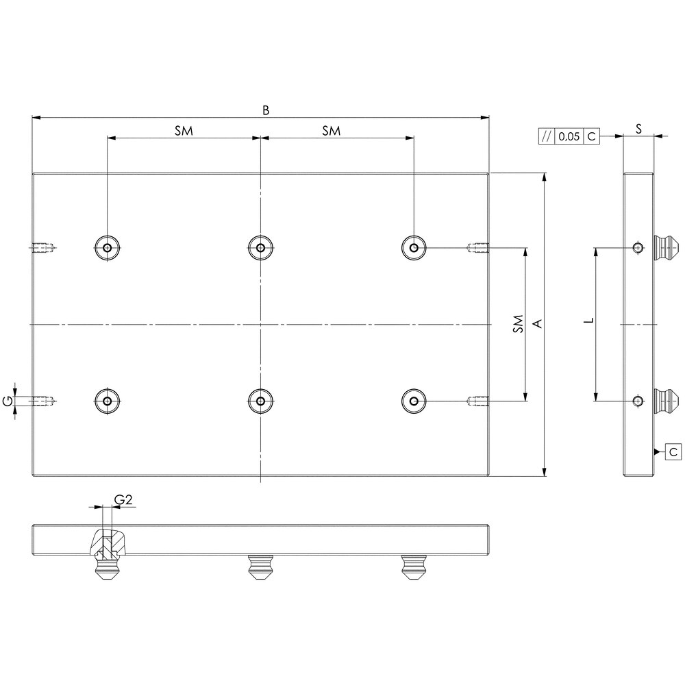 картинка Крепежная пластина АМF 426817 от магазина "Элит-инструмент"