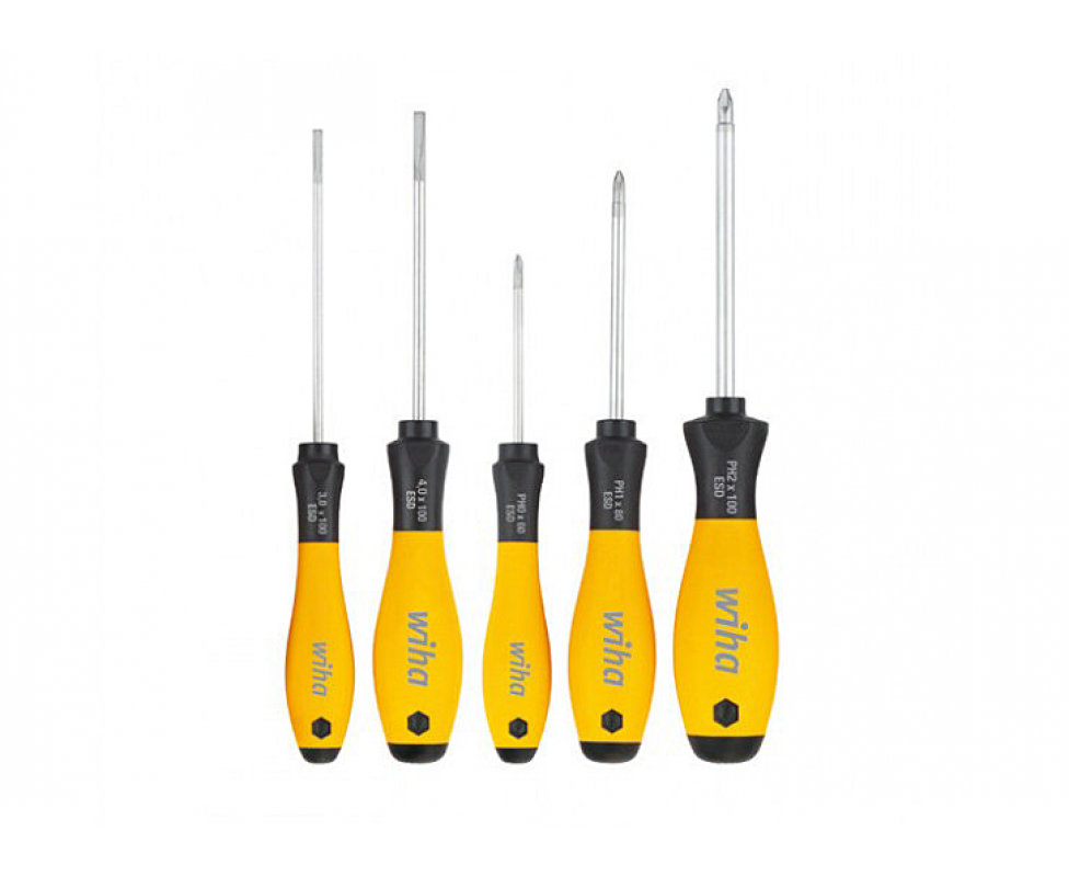 Набор отверток Wiha SoftFinish ESD 302ESD HK5 01 27252