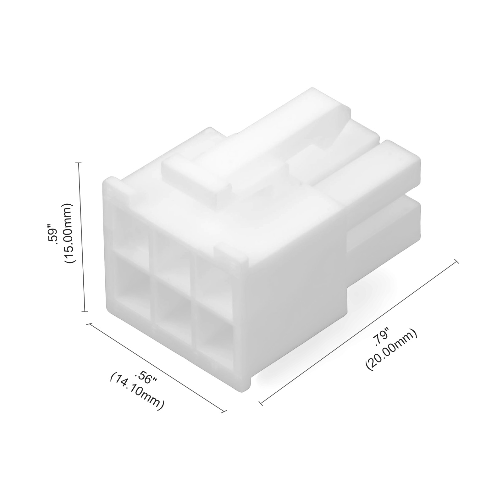 картинка JRready JRN011-HF-2X03P-V0 Разъём от магазина "Элит-инструмент"