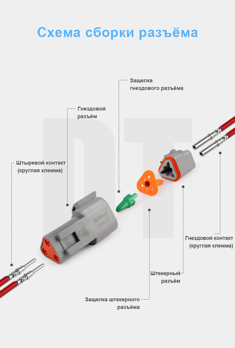 картинка JRready W3P Замок разъёма от магазина "Элит-инструмент"