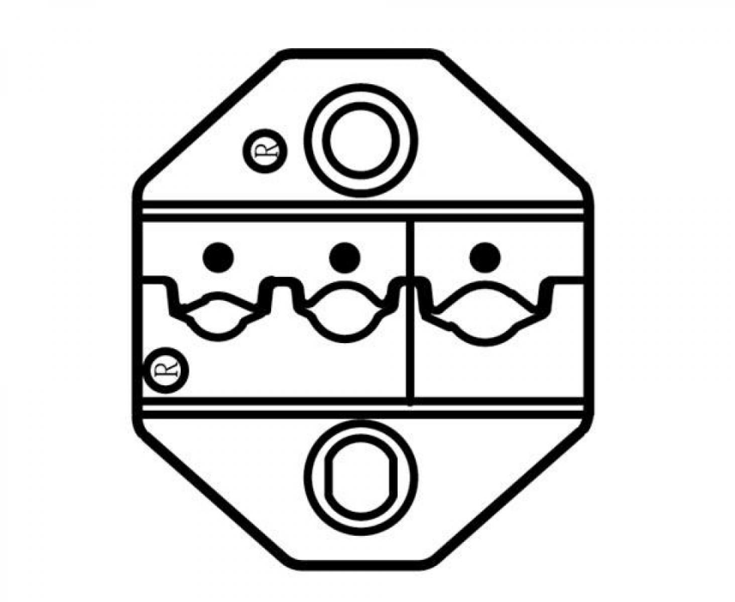 картинка Матрица для изолированных гаечных клемм ProsKit CP-236DR от магазина "Элит-инструмент"