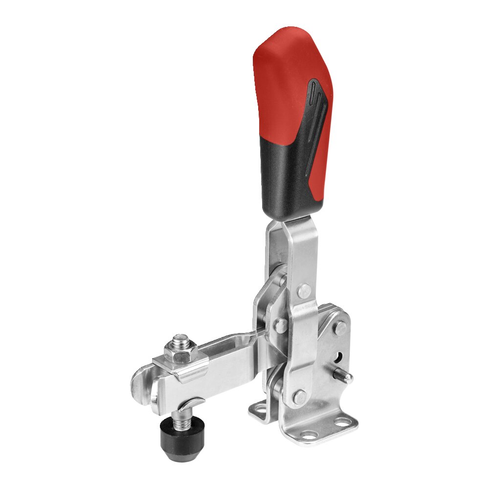 Вертикальный шарнирный зажим с красной ручкой АМF 95042