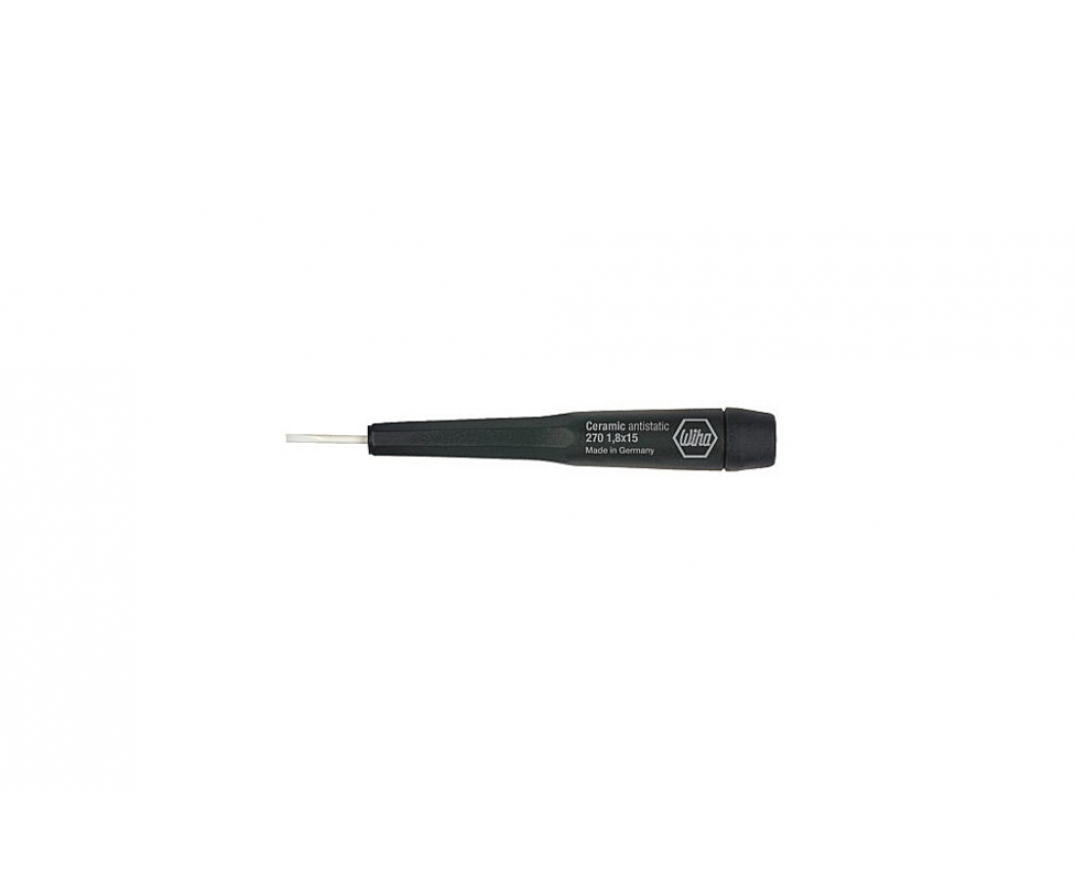Отвертка Wiha Ceramic Slotted 270 02163 0,9 x 15 шлицевая