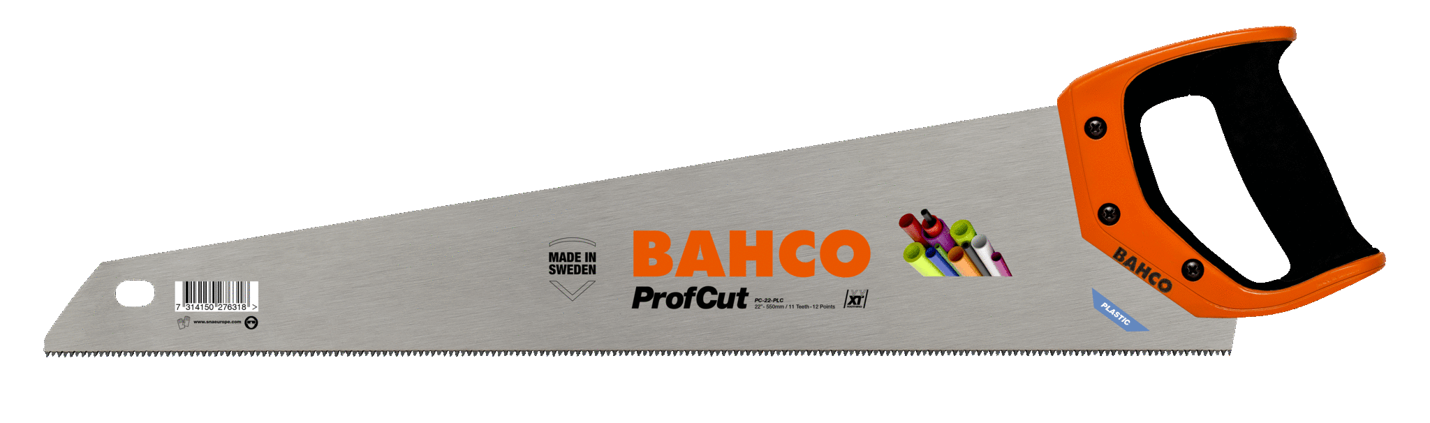 Ножовка для всех типов пластика BAHCO PC-22-PLC
