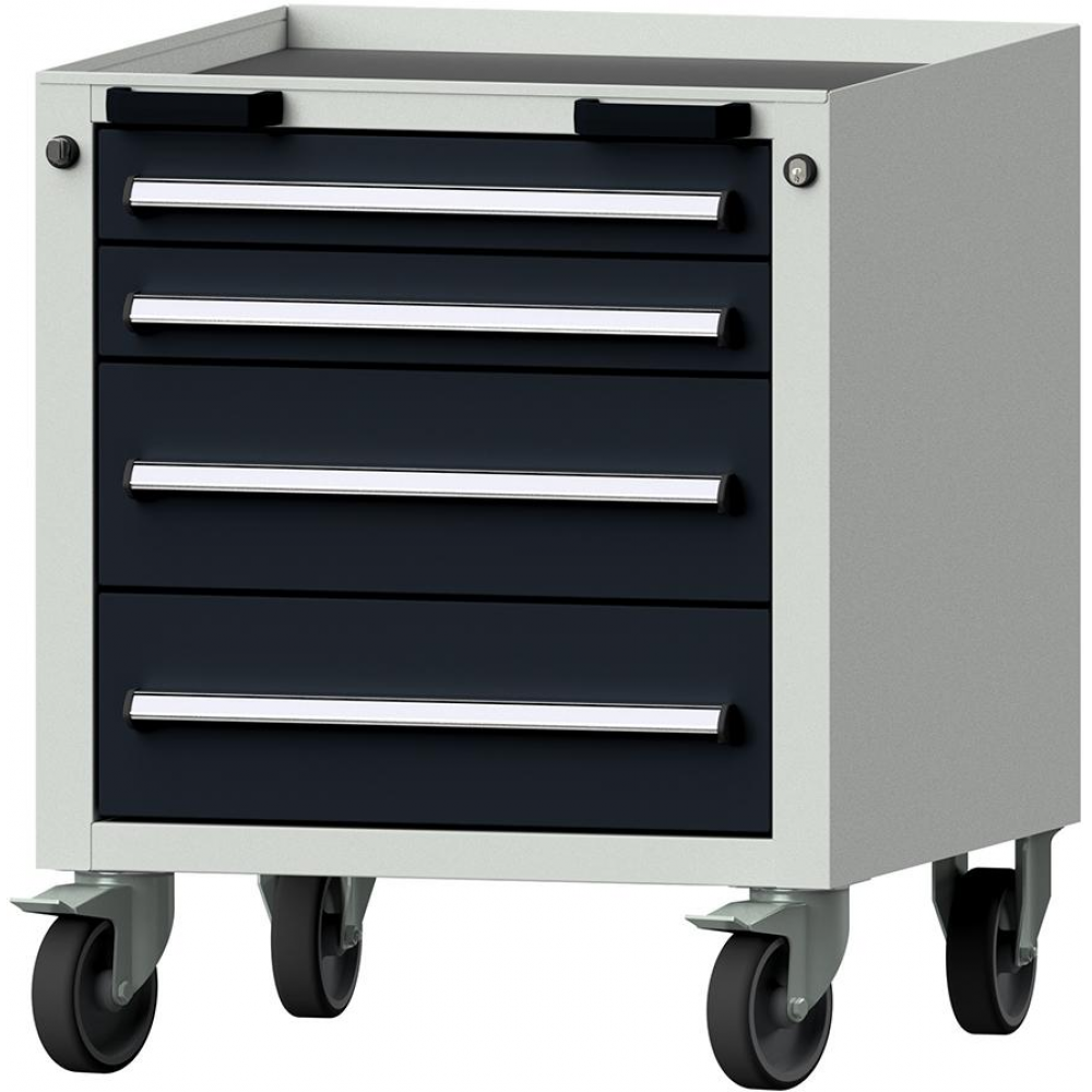 Формат рулонного контейнера Ш625хГ640хВ755мм RAL 7035/7016 4 ящика 3094 5727 Fplus