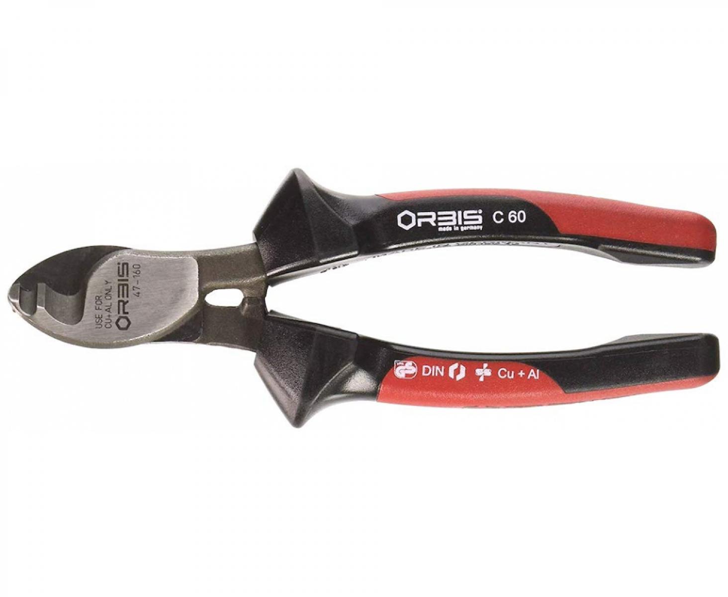 картинка Кабелерез для медного и алюминиевого кабеля 210 мм Orbis 47-210/20RR от магазина "Элит-инструмент"